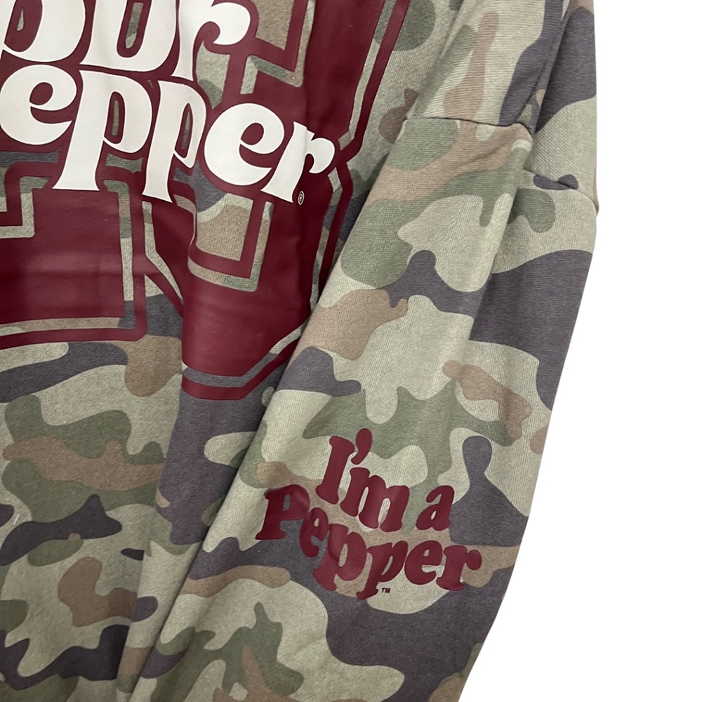 Dr. Pepper Camo Sweatshirt Women’s Large - Picture 5 of 11